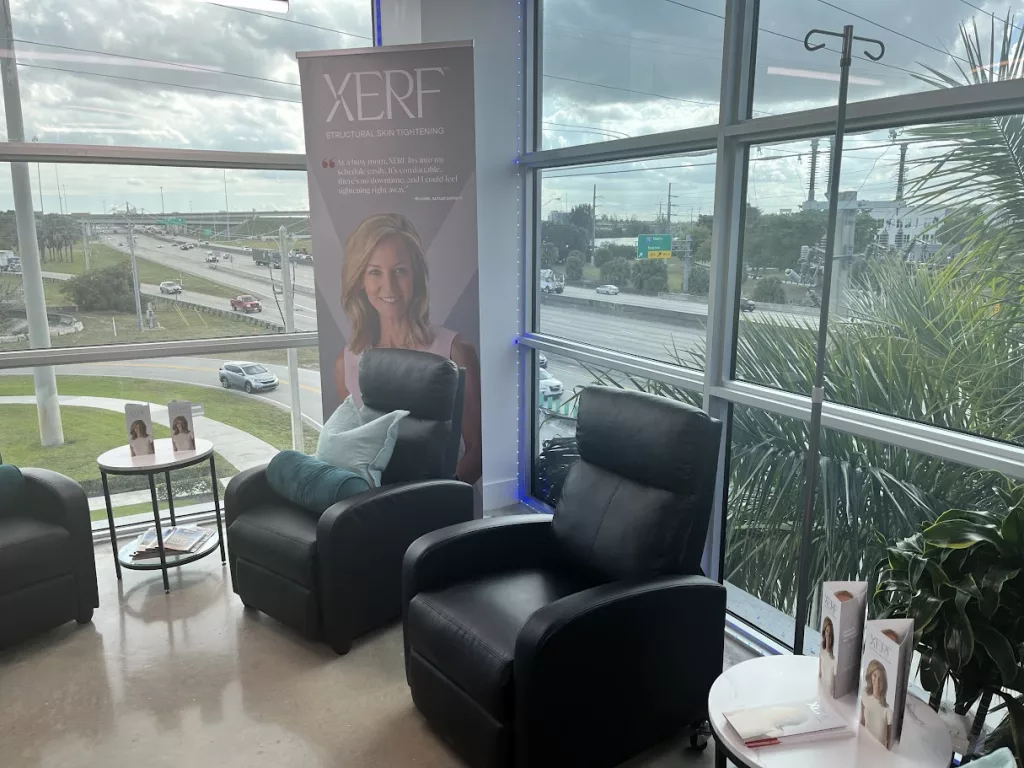Interior of DRIP Health & MedSpa, a women-owned medical spa in Miami Lakes